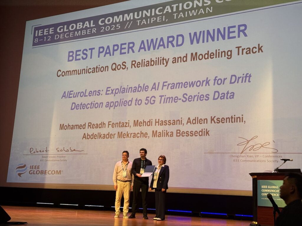EXACT-6G Research Recognized with Best Paper Award at IEEE GLOBECOM 2025